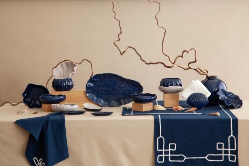 Дорожка на стол navy story из коллекции sea treasures, 45х150 см 3