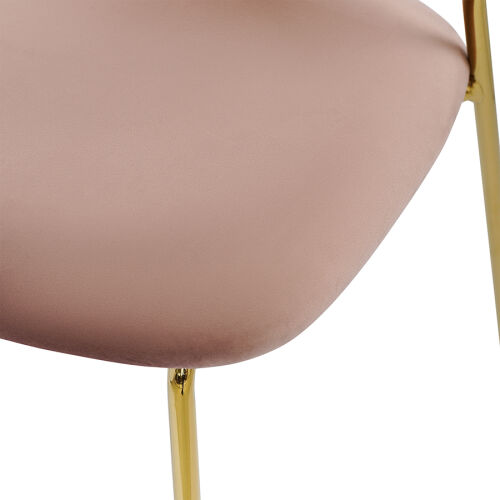 Стул eirill, велюр, розовый 6