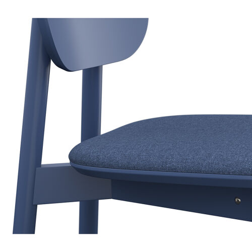 Стул saga, рогожка, синий 7