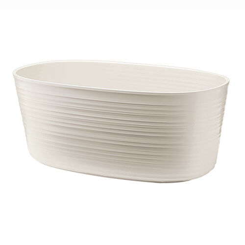 Кашпо для комнатных растений малое tierra, молочное