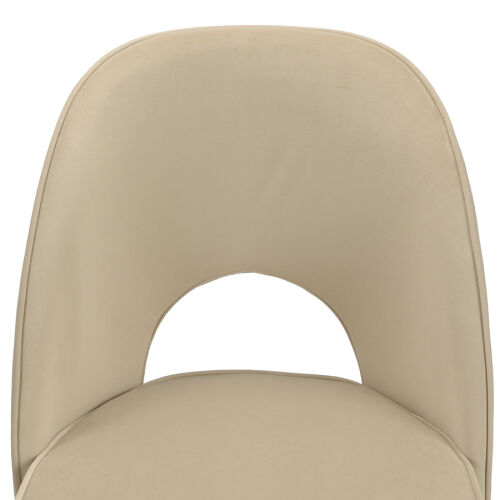 Стул evelyn, велюр, бежевый 2