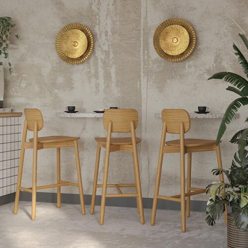 Стул барный saga, ясень 2