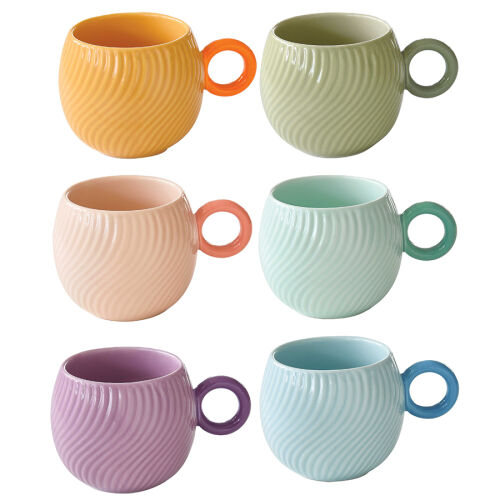 Набор кружек для кофе waves, 90 мл, 6 шт.