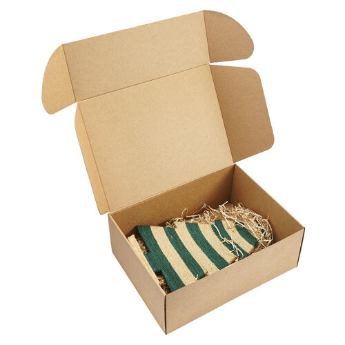 Декор новогодний trendy stripes из джута и гофрированного картон 6