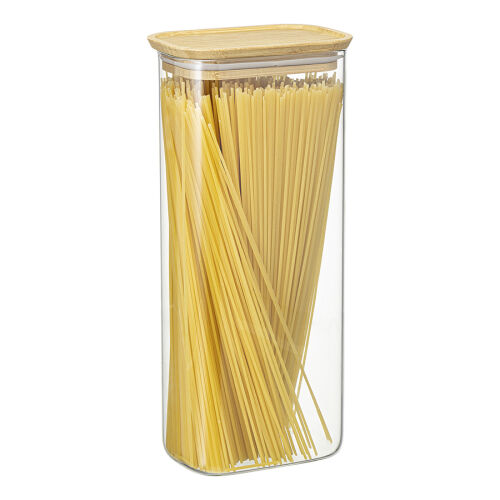 Банка для хранения прямоугольная glass bamboo, 2 л 4 Банка для хранения прямоугольная glass bamboo, 2 л 4