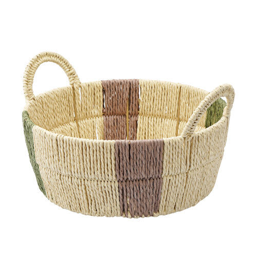 Корзина плетеная круглая bodhran nature из коллекции ethnic, раз 2