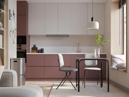 Ваза muse, 25 см, нежно-розовая 6