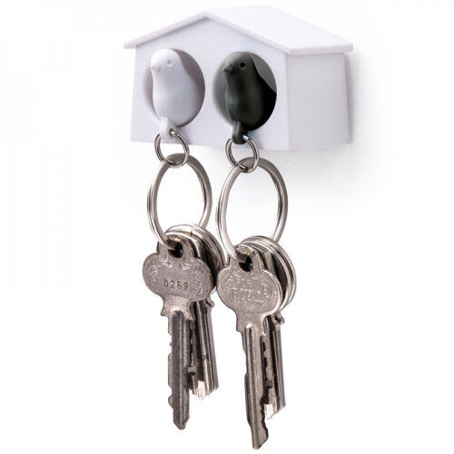 Держатель для ключей mini duo sparrow, белый/черный 1 Держатель для ключей mini duo sparrow, белый/черный 1