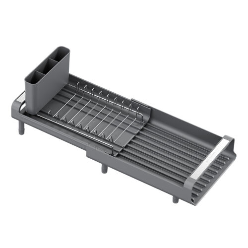 Сушилка для посуды atle раздвижная малая, серая 1