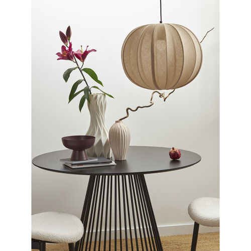 Светильник подвесной texture rib, D48 см, бежевый 7