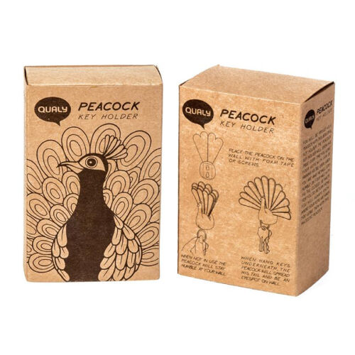 Ключница peacock, черная 4