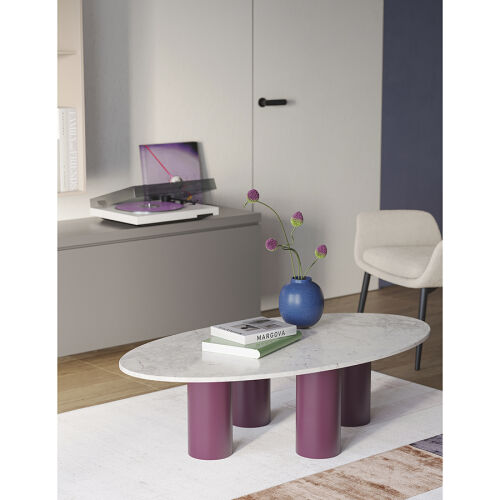 Столик кофейный mojo, 120х65,5 см, сливовый 5