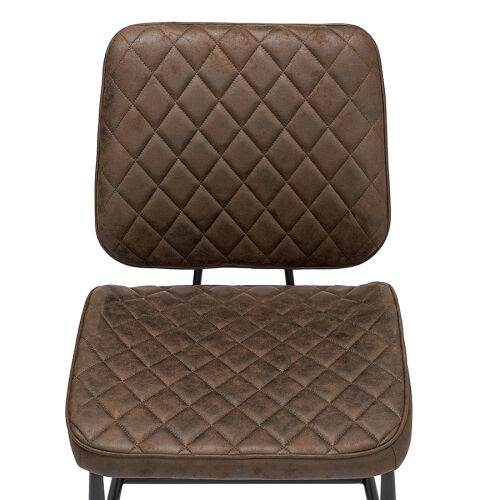 Стул maril, экокожа, темно-коричневый 4