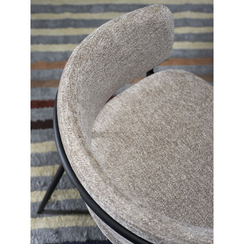 Стул helning, мягкий шенилл, серо-коричневый 3