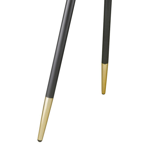 Столик hedda, D40 см, черный/матовое золото 6