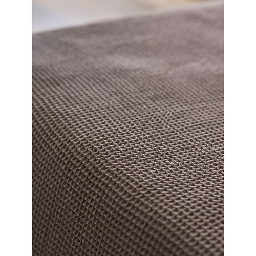 Покрывало вафельное из хлопка серо-бежевого цвета из коллекции e 2