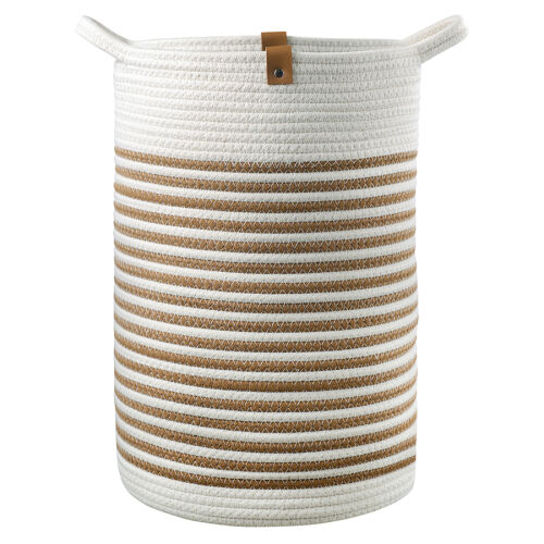 Корзина для хранения thea D30х46 см, бежевая/горчичная 1 Корзина для хранения thea D30х46 см, бежевая/горчичная 1