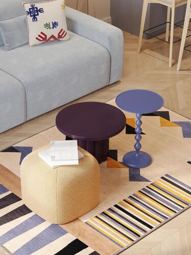 Столик кофейный vivlend, D57 см, ночная слива 7