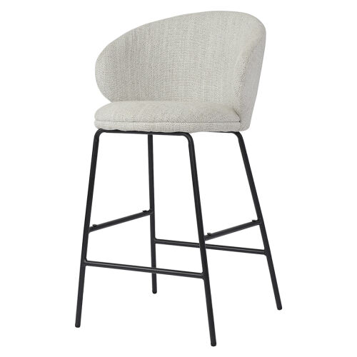 Стул полубарный comfy, рогожка, топленое молоко