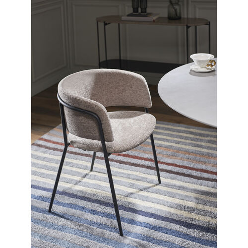 Стул helning, мягкий шенилл, серо-коричневый 1