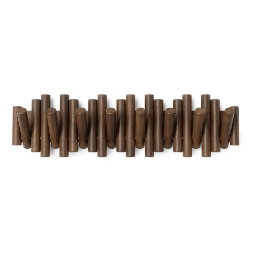 Вешалка настенная picket, 8 крючков, состаренный грецкий орех 7