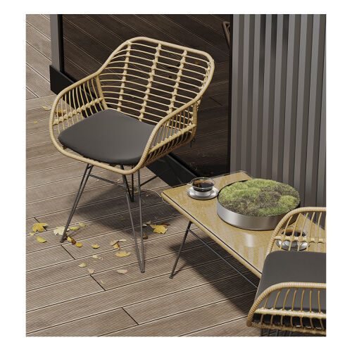 Стул vetle bent, ротанг 18