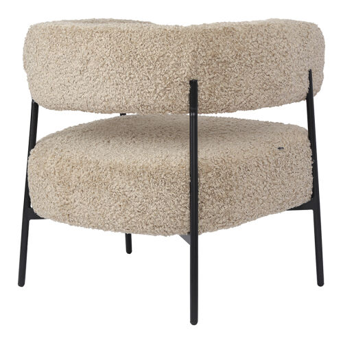 Кресло hugme, букле, миндальное молоко 6