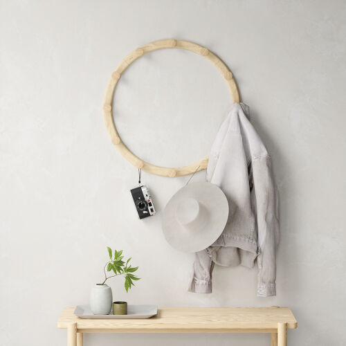 Вешалка настенная slinka, натуральное дерево 1