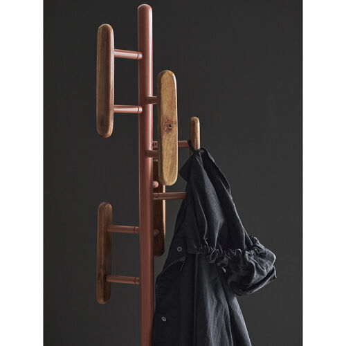 Вешалка напольная fem, терракотовая 3