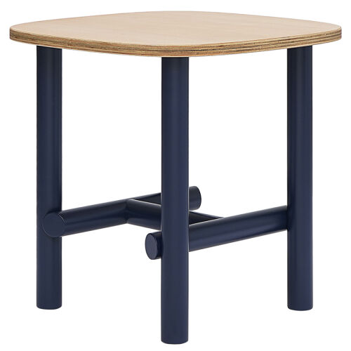 Столик ottal, 44,5х44,5х45 см, бук, бежевый/синий