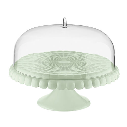 Блюдо для торта с крышкой tiffany, D30 см, зеленое 1 Блюдо для торта с крышкой tiffany, D30 см, зеленое 1