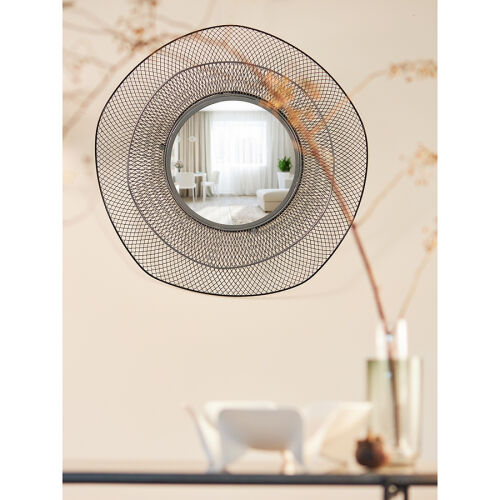 Зеркало настенное vinger, D79 см, черное 4