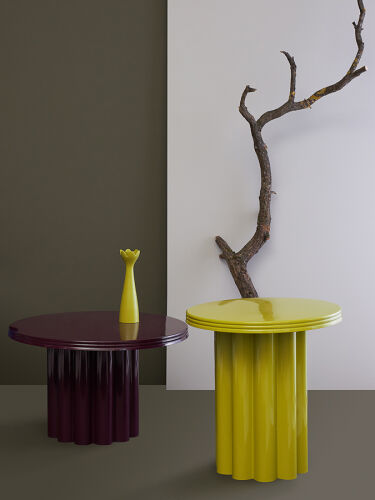 Столик приставной vivlend, D43 см, лайм 4