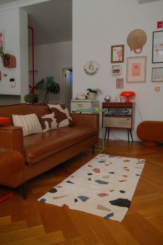 Ковер из хлопка terrazzo poetry из коллекции ethnic 1