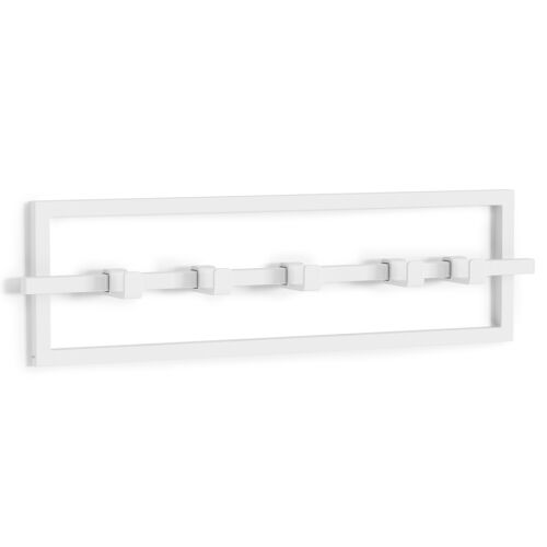 Вешалка настенная cubiko, 53 см, белая, 5 крючков 6