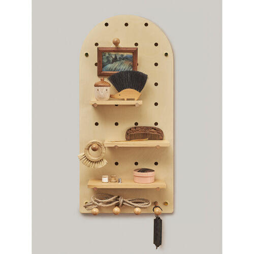 Пегборд shely, 38х80 см, светлое дерево 4