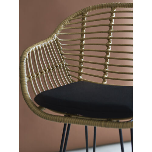 Стул полубарный vetle bent, ротанг 13