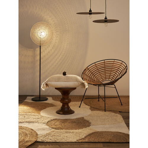 Ковер из джута, шерсти из хлопка agra из коллекции ethnic, 120х1 7