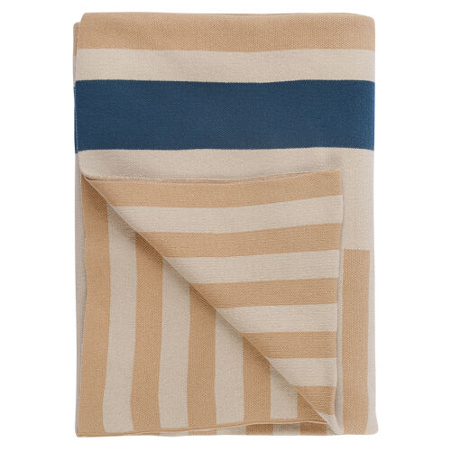 Плед из хлопка с рисунком tulip garden из коллекции terra, 130х1 4