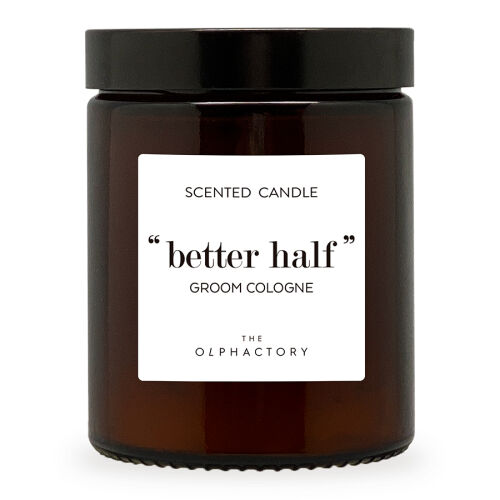 Свеча ароматическая the olphactory, better half, groom cologne,  1