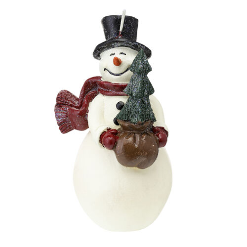 Свеча декоративная festive snowman из коллекции new year essenti 1 Свеча декоративная festive snowman из коллекции new year essenti 1