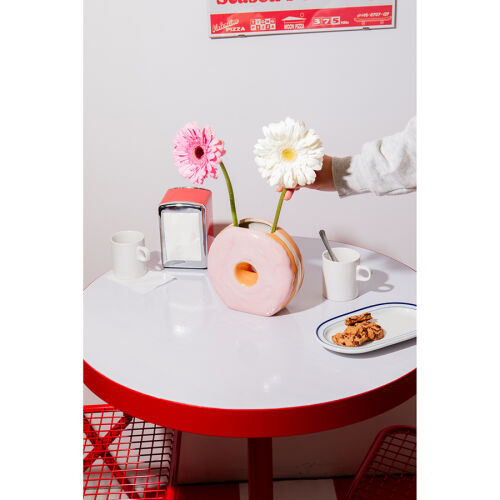 Ваза для цветов fast food, donut, 16 см 3 Ваза для цветов fast food, donut, 16 см 3