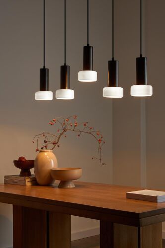 Светильник подвесной каскадный fungus, D15х25 см, 5 плафонов, бе 4