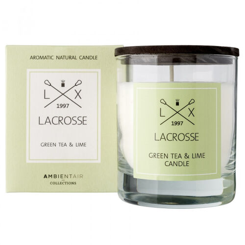 Свеча ароматическая lacrosse, green tea&lime, 40 ч 1 Свеча ароматическая lacrosse, green tea&lime, 40 ч 1