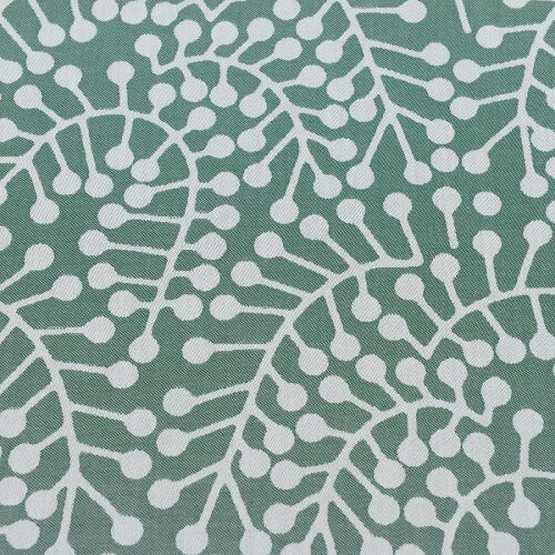 Скатерть из хлопка зеленого цвета с рисунком Спелая смородина, s 6