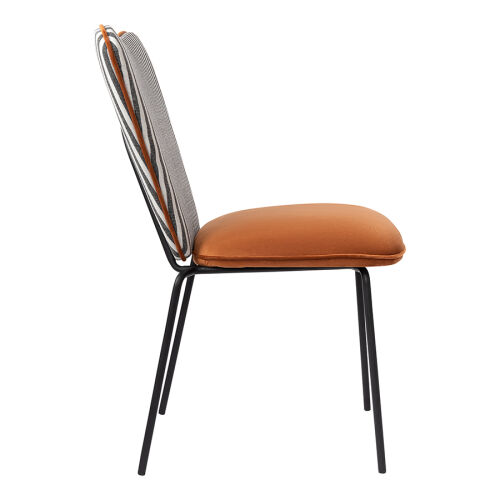 Стул pompadour, велюр, терракотовый 5