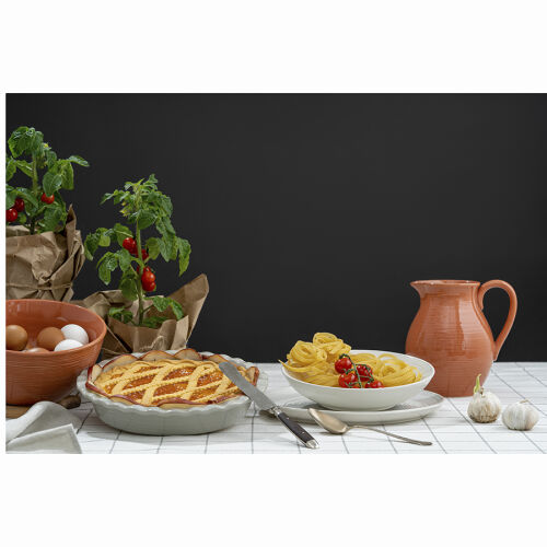 Набор обеденных тарелок in the village, D28 см, белые, 2 шт. 1