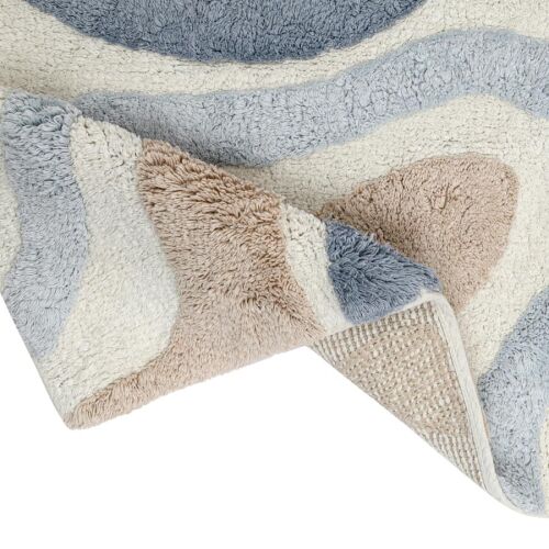 Коврик для ванной flow серо-синего цвета из коллекции ethnic, 50 6