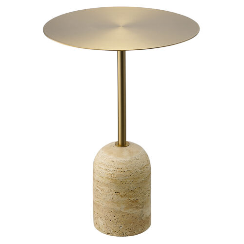 Столик кофейный gryd, D40 см, золотистый 4