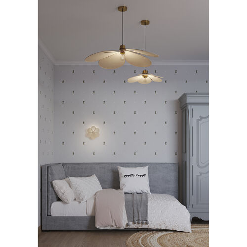 Светильник подвесной kamille, D46 см, бежевый 3